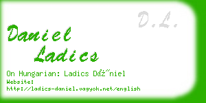 daniel ladics business card